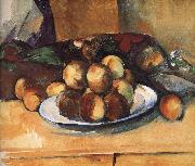 Paul Cezanne plate of peach Sweden oil painting artist